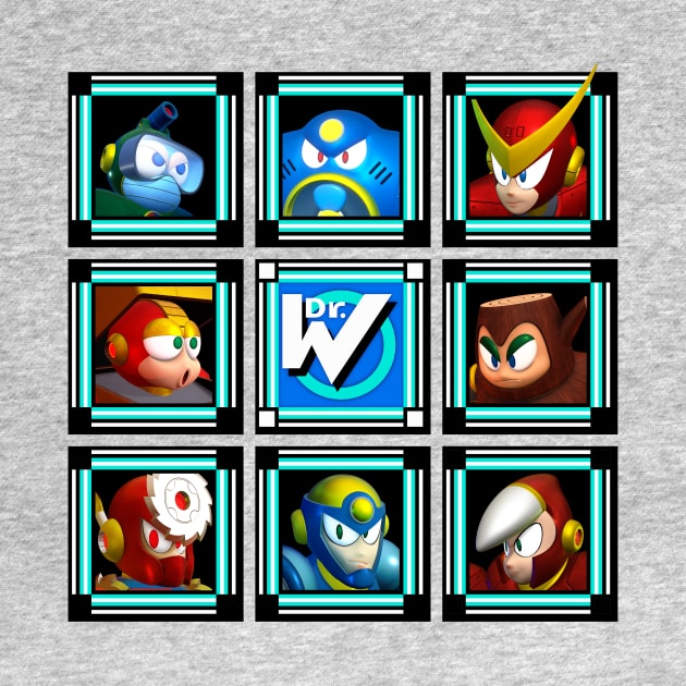 Mega Man 2 3D Stage Select by GunyenTony